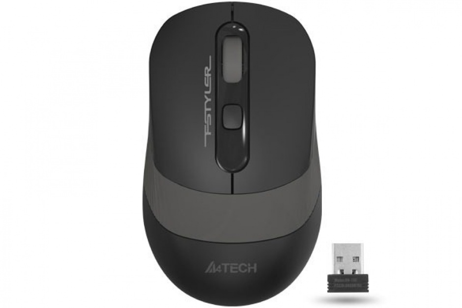 Mouse wireless Gaming optic A4Tech Fstyler Negru/Gri, FG10 Grey A4TECH